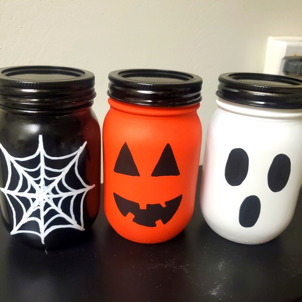 Halloween Mason Jars